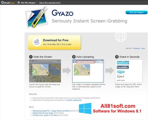 स्क्रीनशॉट Gyazo Windows 8.1