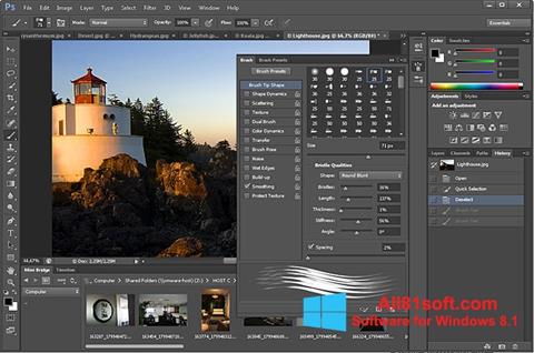 स्क्रीनशॉट Adobe Photoshop Windows 8.1