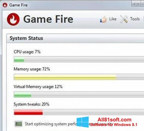 स्क्रीनशॉट Game Fire Windows 8.1