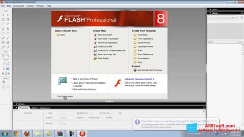 स्क्रीनशॉट Macromedia Flash Player Windows 8.1