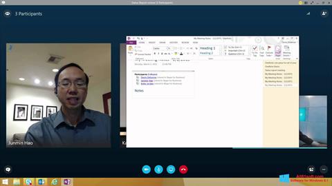 स्क्रीनशॉट Skype for Business Windows 8.1
