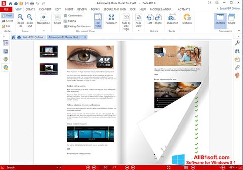 स्क्रीनशॉट Soda PDF Windows 8.1