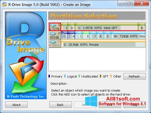 स्क्रीनशॉट R-Drive Image Windows 8.1