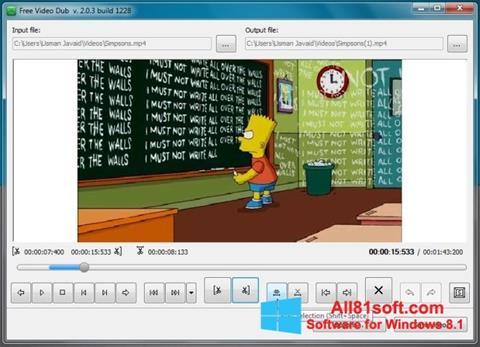 स्क्रीनशॉट Free Video Dub Windows 8.1