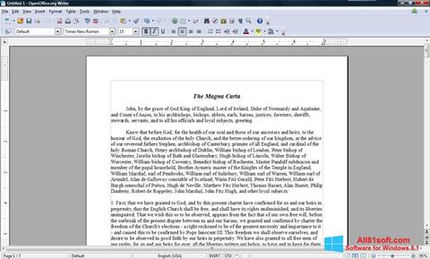 स्क्रीनशॉट OpenOffice Windows 8.1