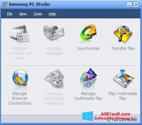 स्क्रीनशॉट Samsung PC Studio Windows 8.1