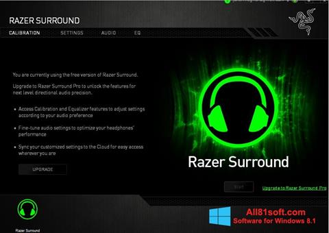 स्क्रीनशॉट Razer Surround Windows 8.1