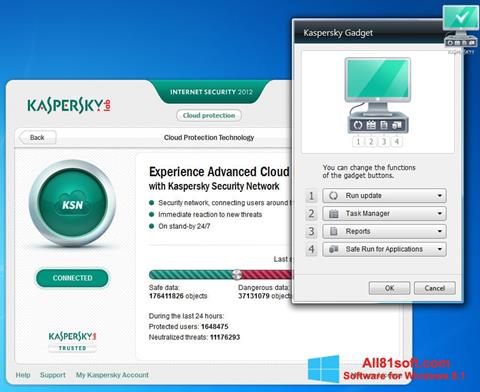 स्क्रीनशॉट Kaspersky Internet Security Windows 8.1