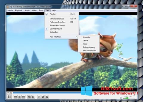 स्क्रीनशॉट VLC Media Player Windows 8.1