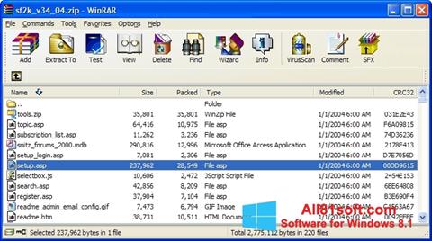 स्क्रीनशॉट WinRAR Windows 8.1