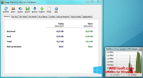स्क्रीनशॉट NetWorx Windows 8.1