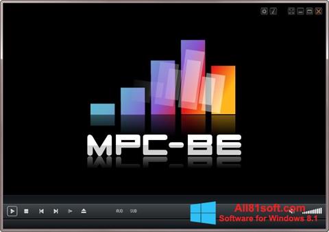 स्क्रीनशॉट MPC-BE Windows 8.1