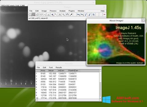 स्क्रीनशॉट ImageJ Windows 8.1