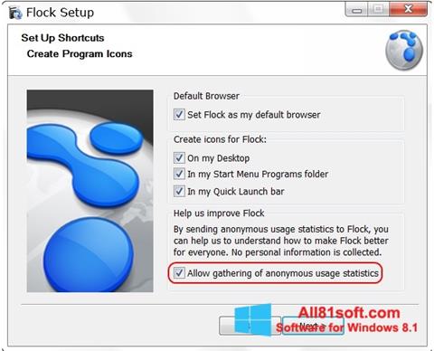 स्क्रीनशॉट Flock Windows 8.1