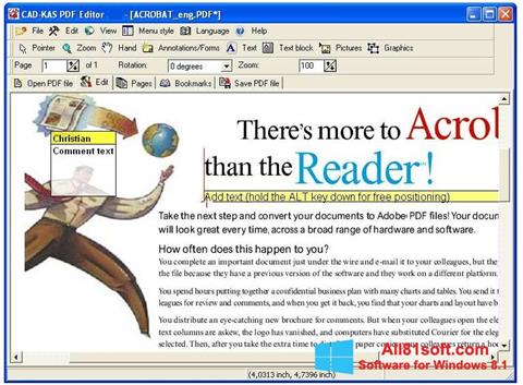 स्क्रीनशॉट PDF Reader Windows 8.1