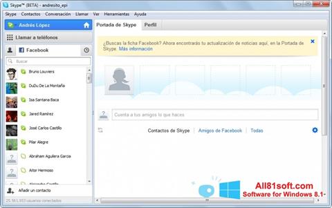 स्क्रीनशॉट Skype Beta Windows 8.1