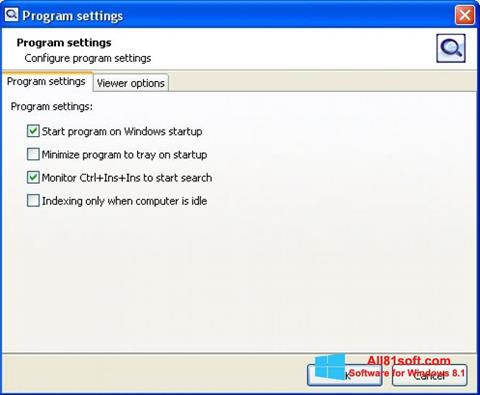 स्क्रीनशॉट SearchInform Windows 8.1